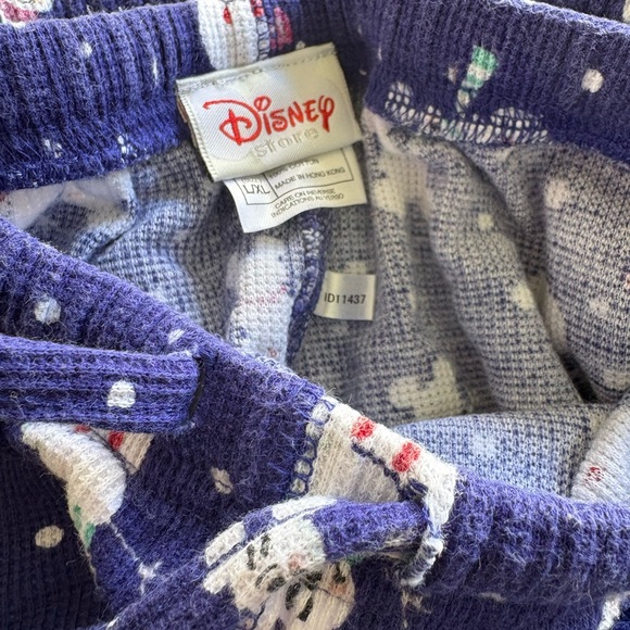 Disney PJ’s Waffle Weave Top and Long Pants - Picture 6 of 7